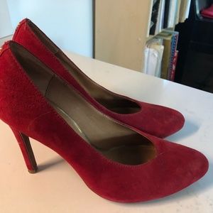 Coach suede pumps
